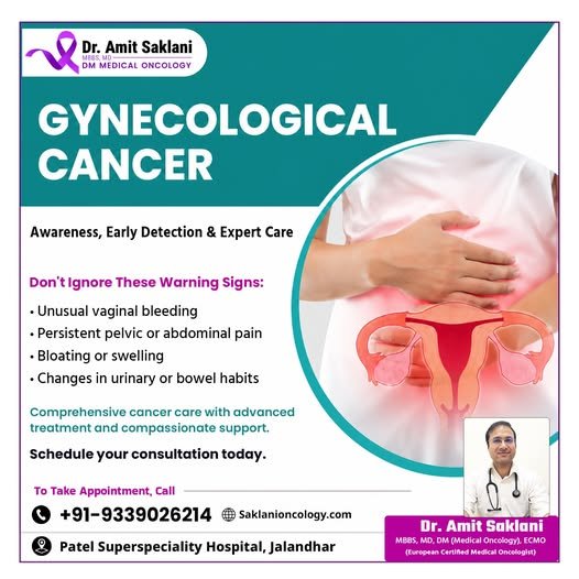 Gynecological Cancer Treatment in Jalandhar — Advanced Care by Dr. Amit Saklani